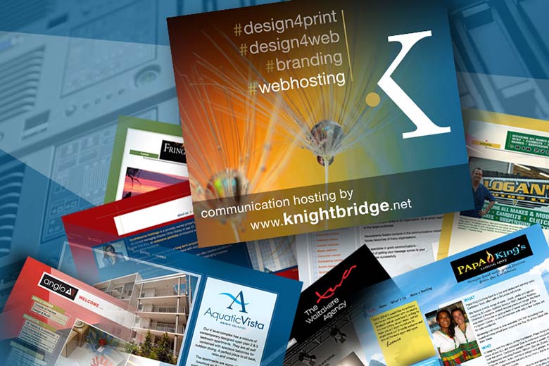 Montage of some of the websites knightbridge hosts